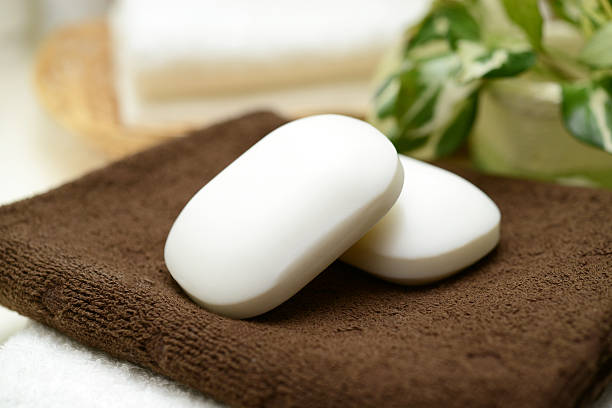 Bath products on the table